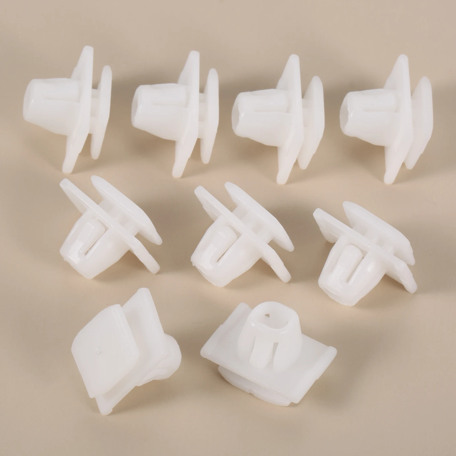 

20 шт., зажим для нижней и внешней двери автомобиля, белый нейлоновый зажим, заменяет для Honda 75315-S9A-004 CR-V 2002-On, автомобильные аксессуары