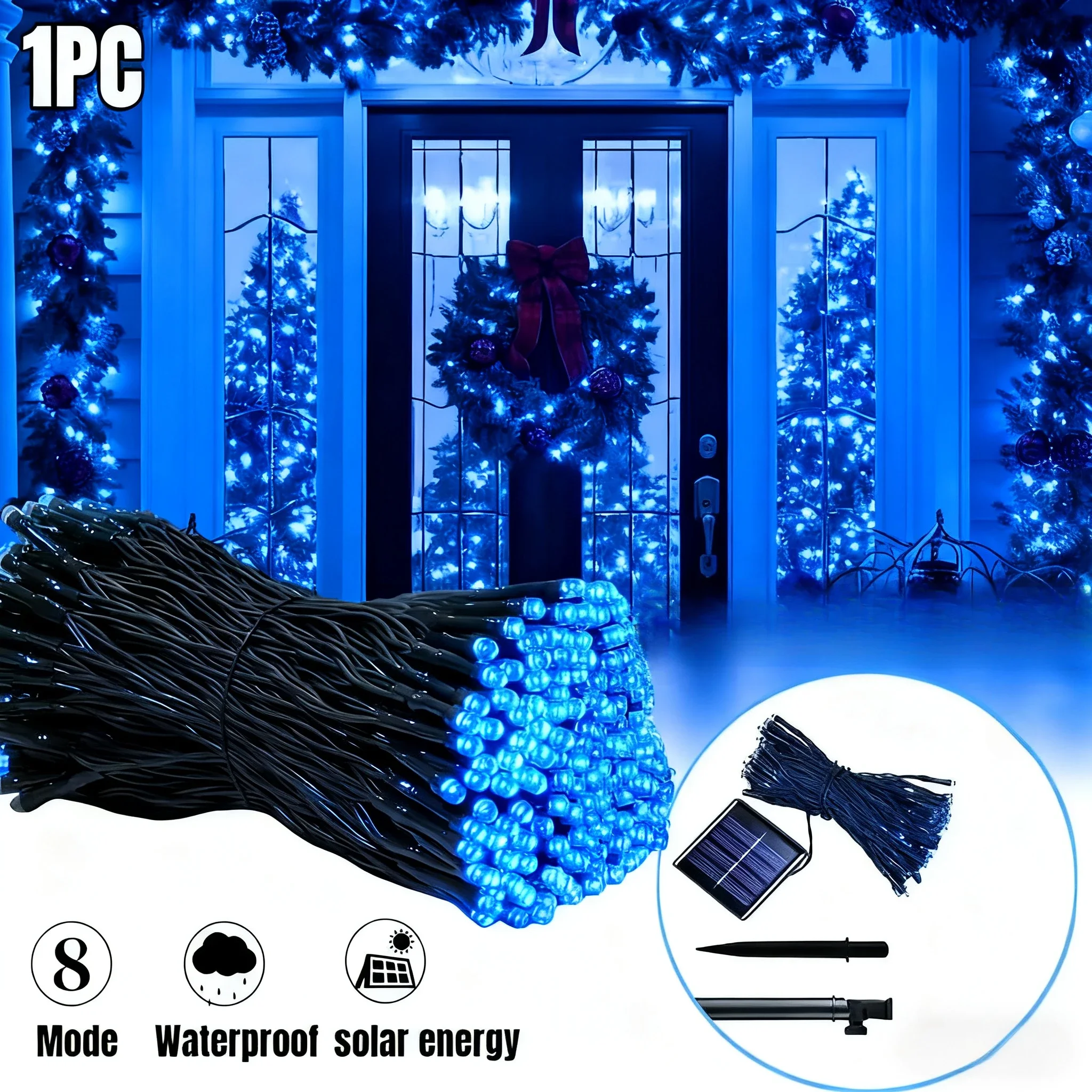 

ZTree Солнечные гирлянды 30/100/200/300 светодиодов