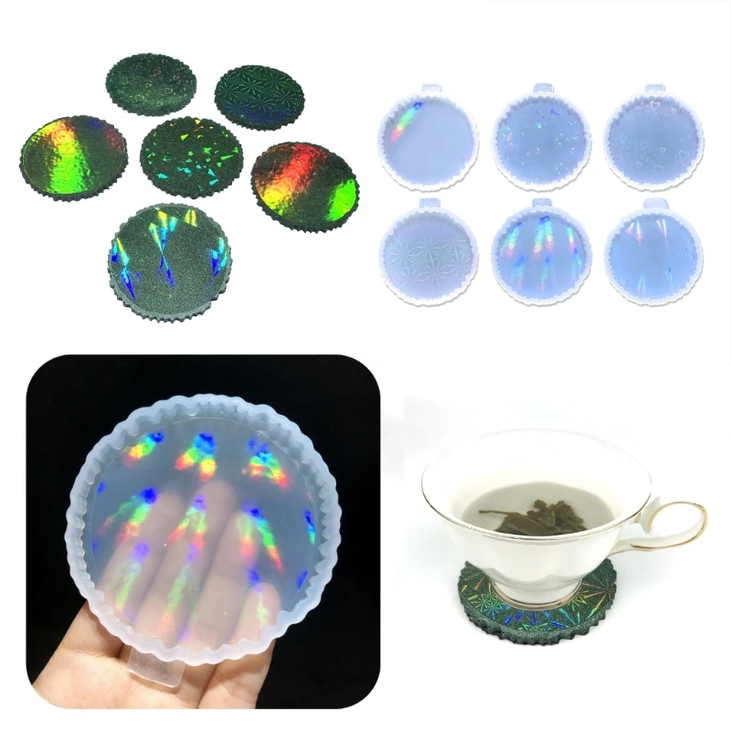 

Placemat Tray Molds DIY Coaster Molds Silicone Tray Molds Epoxy Resin Casting Molds for DIY Casting Home Decorations