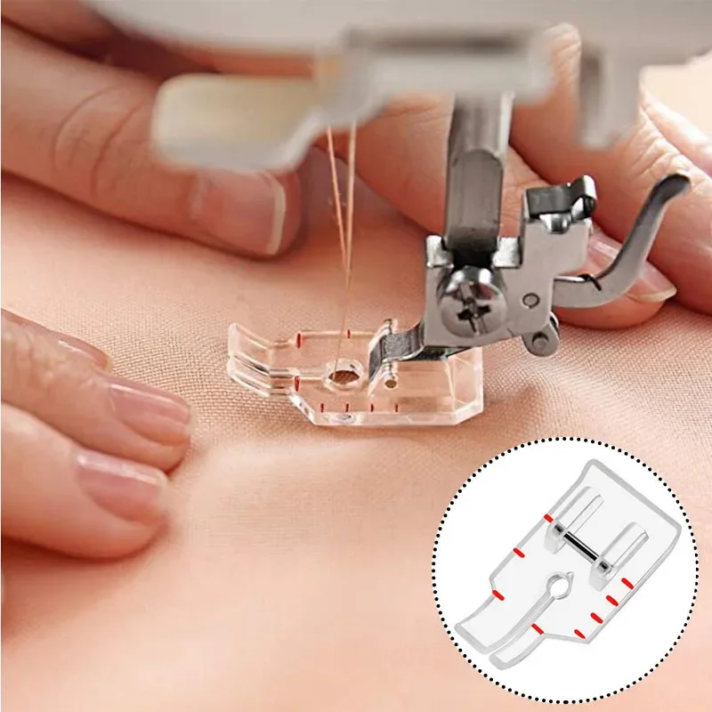 1 шт. 1/4 дюйма прижимная лапка для лоскутной швейной машины большинства швейных