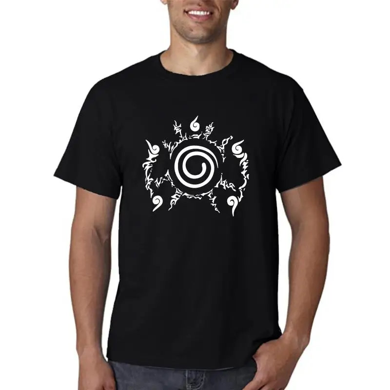 

Мужская футболка с 9 хвостами Kurama Seal Minato Tail Beast Anime Cosplay, размеры S, XXL, M, Xl, 2xl, 10xl