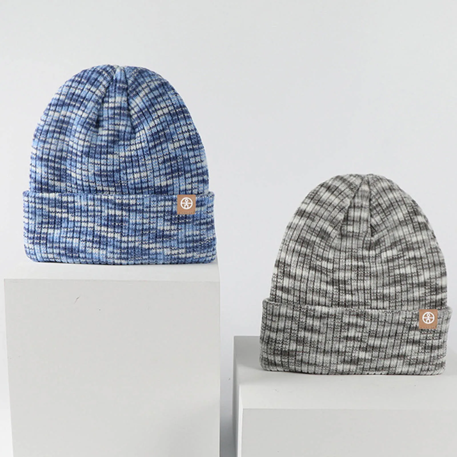 Зимняя детская вязаная шапка перчатки шарф комплект уличных толстых теплых