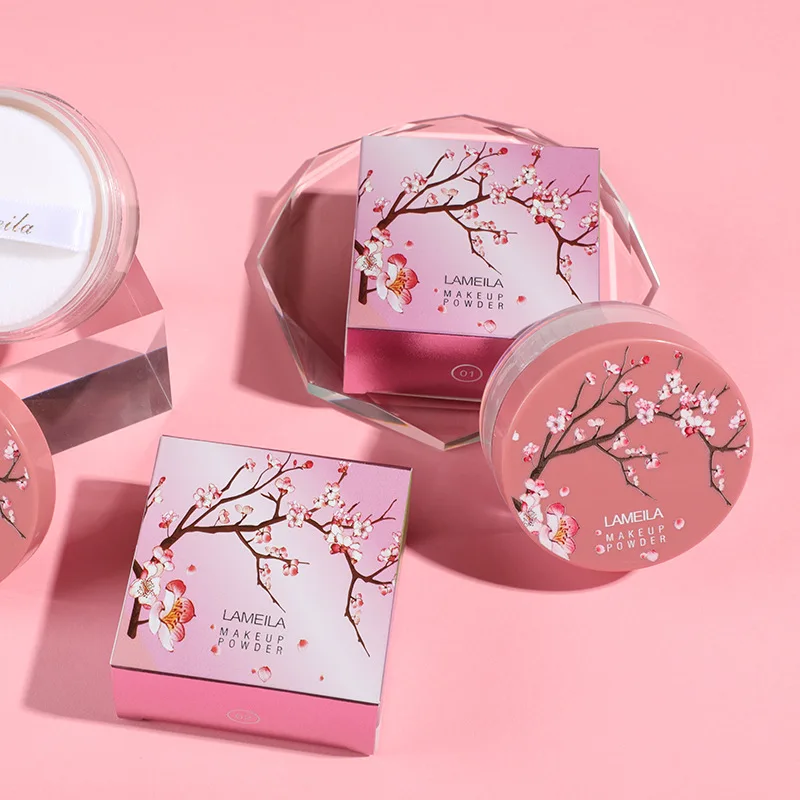 Матовая полупрозрачная пудра для макияжа водостойкая с контролем жирности