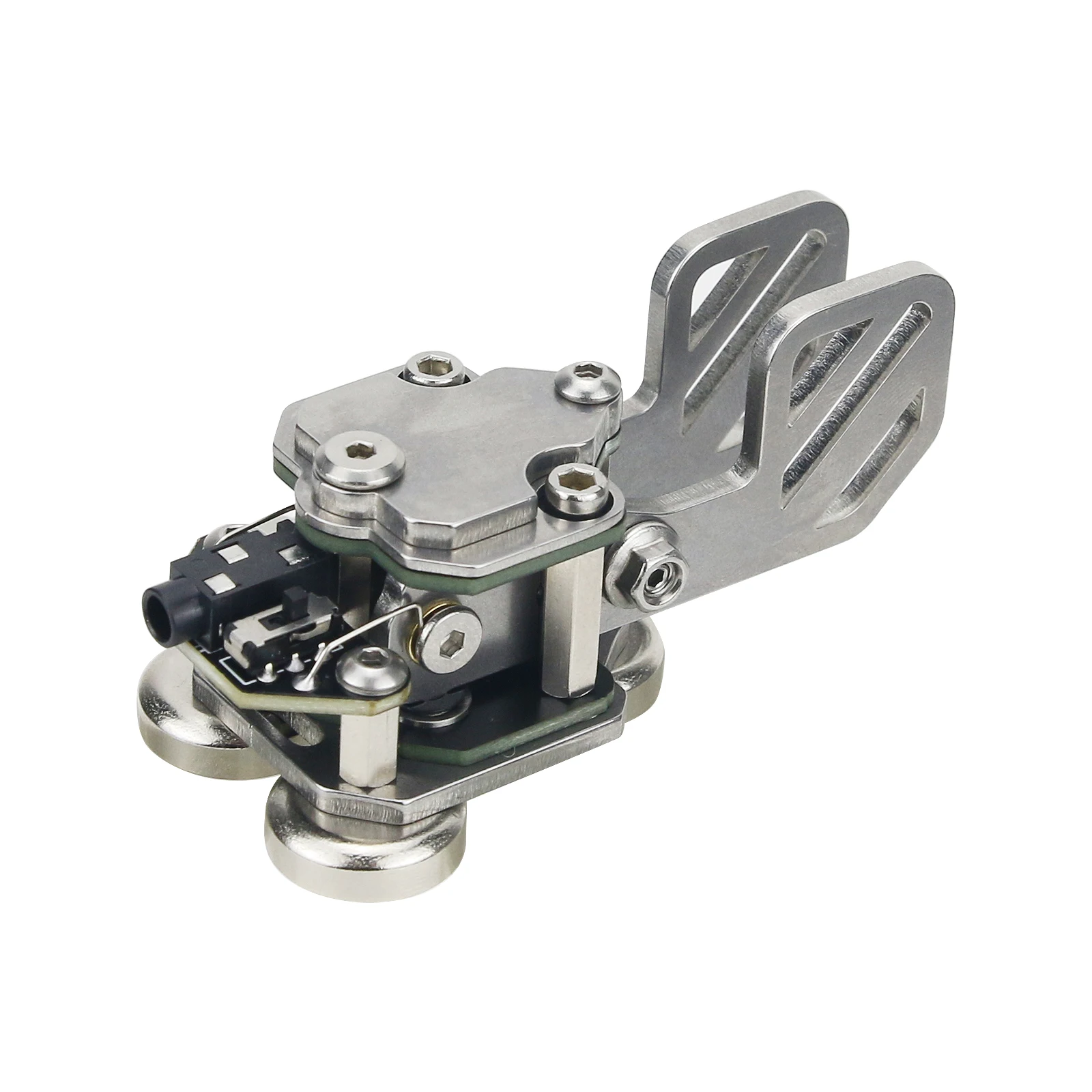 HamGeek обновленный телефон HG-80S II из нержавеющей стали CW Morse Key Портативный