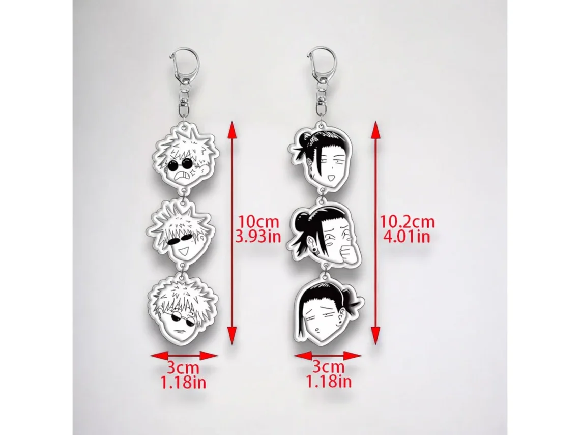 Брелок Jujutsu Kaisen брелок в стиле аниме милая подвеска виде сумки акриловый JJK