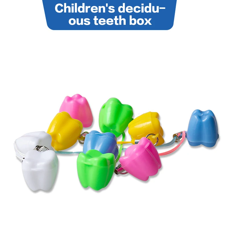 5 шт./компл. коробка для детских зубов в форме зуба детский органайзер молочных