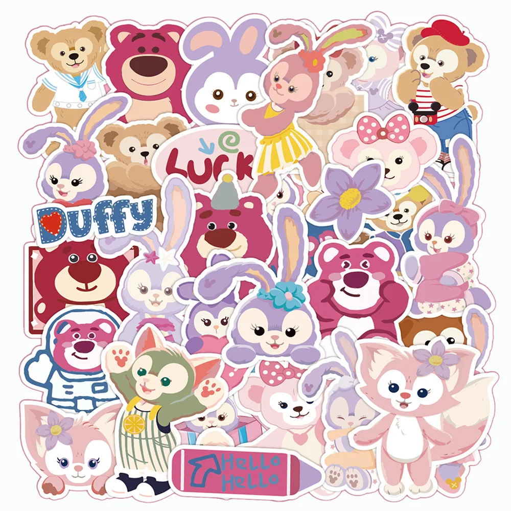 

10/30/50pcs Disney Cartoon Linabell Stickers Kawaii StellaLou Lotso Sticker Diary Luggage Phone Girls Graffiti Decals Toys