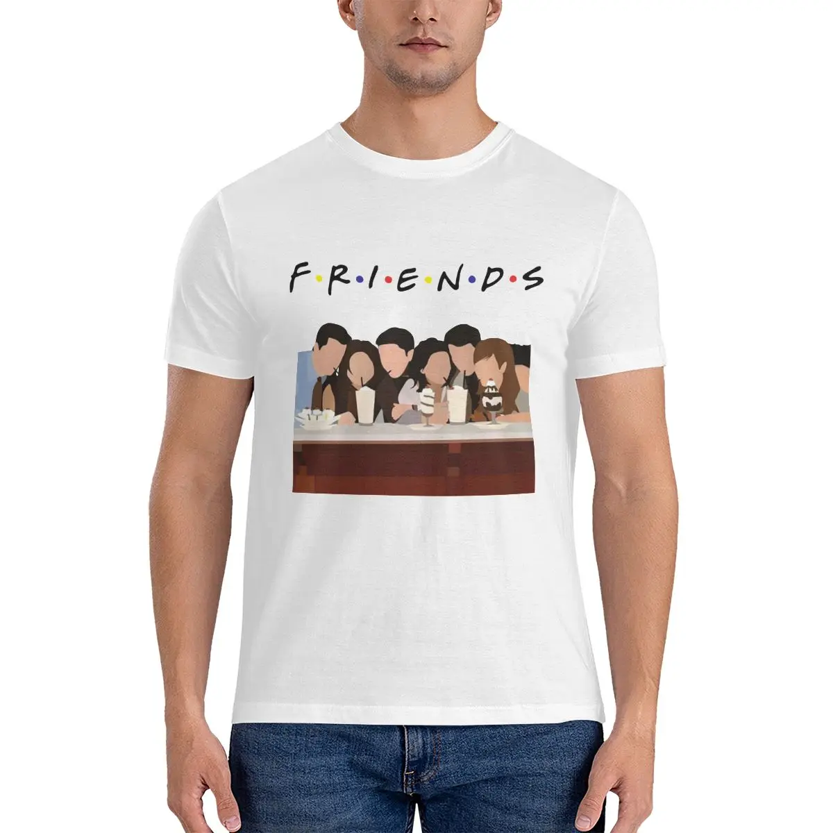 

Friends Reunion for Men Women T Shirt Funny Tee Shirt Short Sleeve Round Collar T-Shirt 100% Cotton New Arrival Clothing