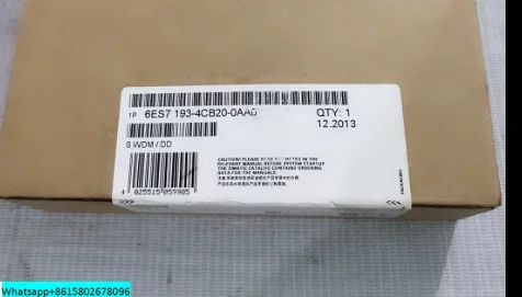 Новый оригинальный 6ES7 193-4CB20-0AA0 6ES7193-4CB20-0AA0 Склад быстрая доставка