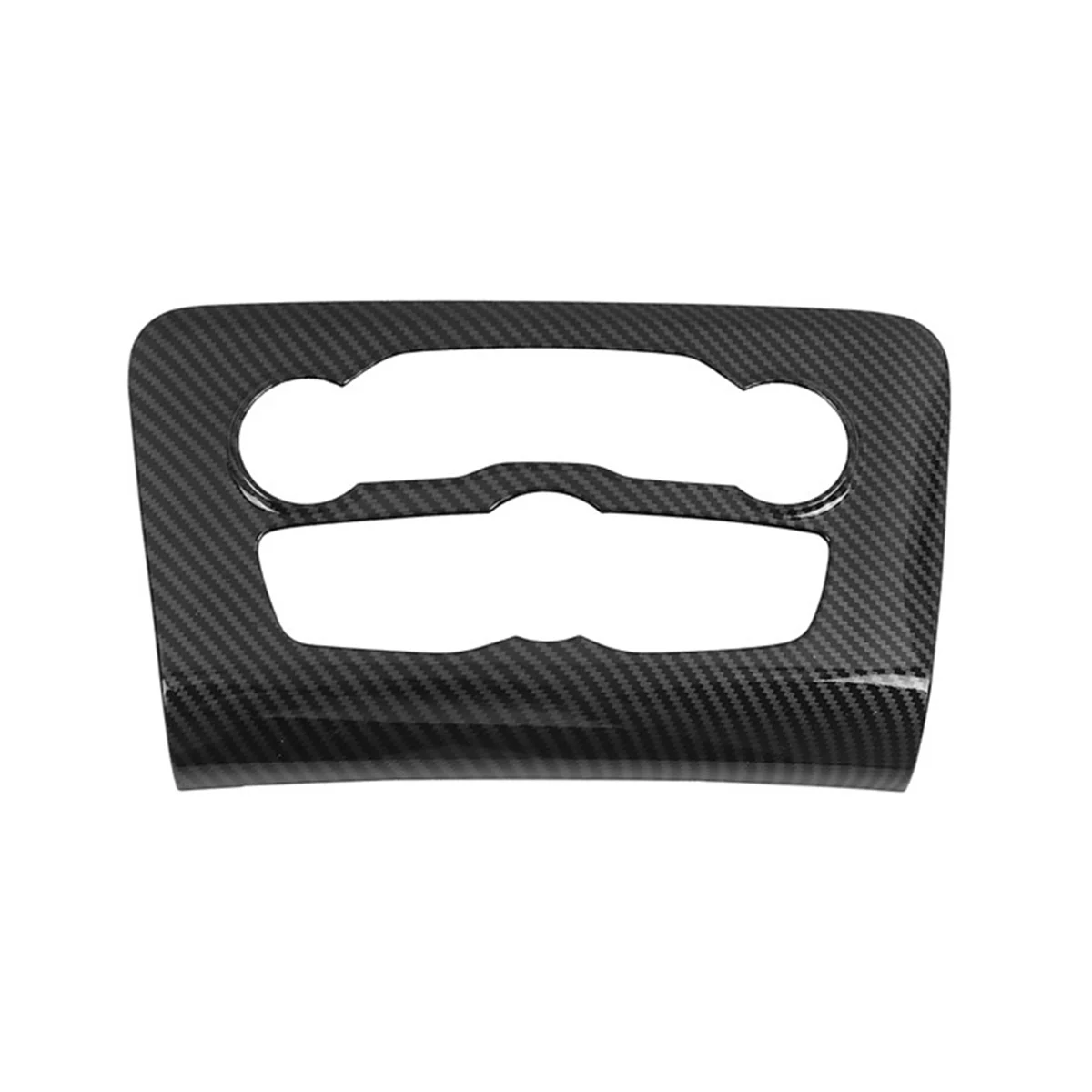 

Автомобильная внутренняя консоль из углеродного волокна, регулируемая панель кондиционера, отделка для зарядного устройства Dodge