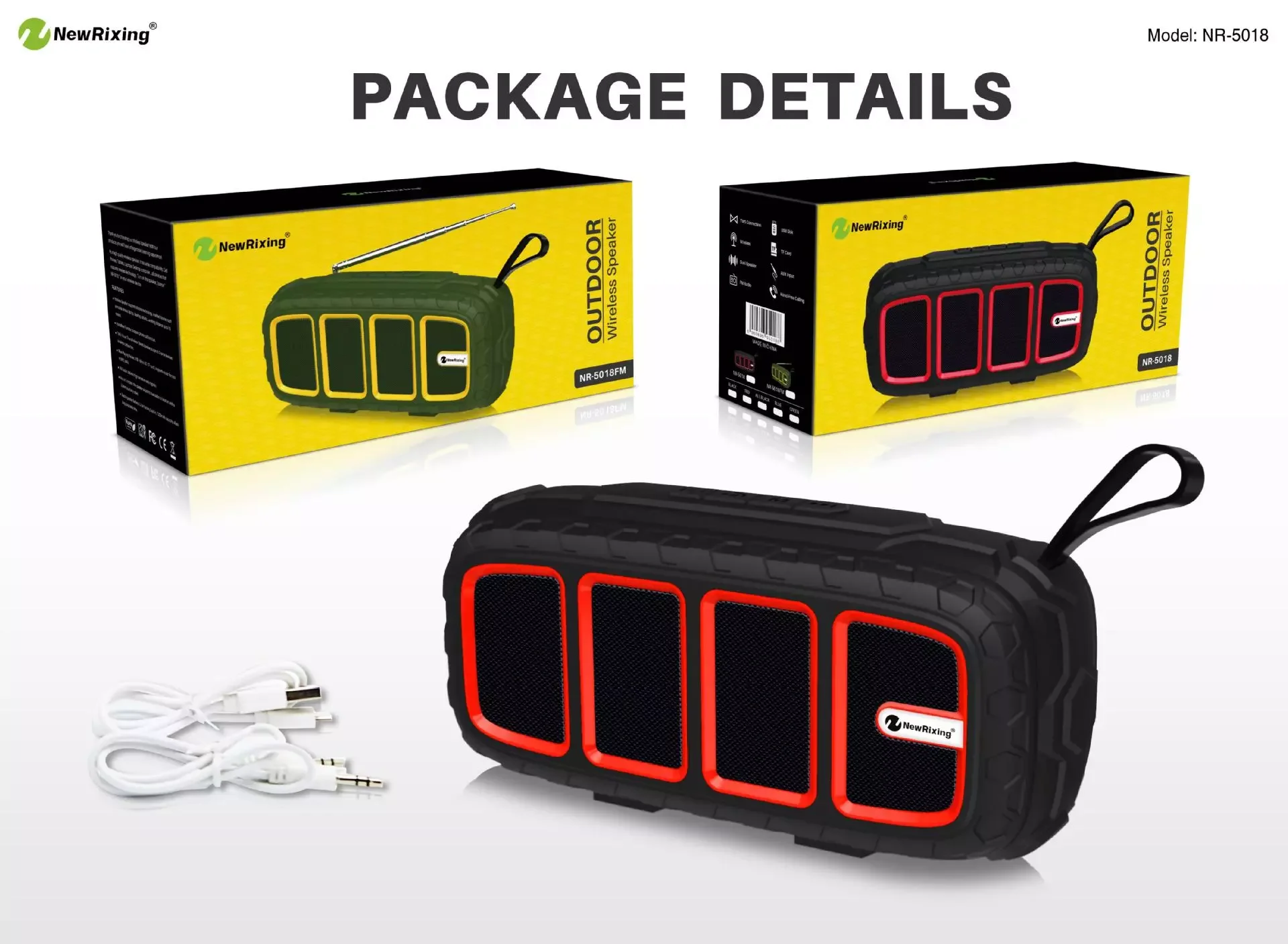 

2020 г., многофункциональная беспроводная Bluetooth-колонка, сабвуфер, портативная Водонепроницаемая функциональная спортивная Колонка для верх...