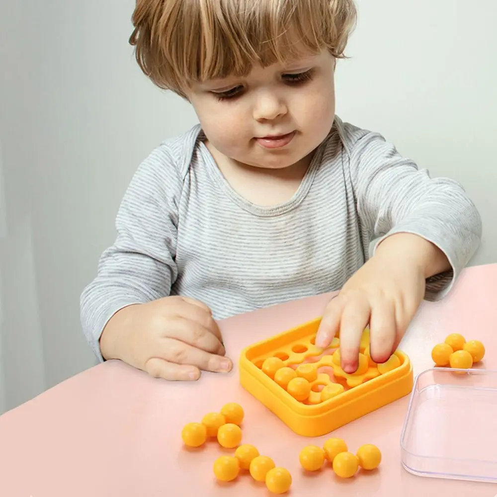 

Puzzle Plate Thinking Building Blocks Intelligence Magic Box Children Puzzle Box Game Beads Board Game Montessori Toys