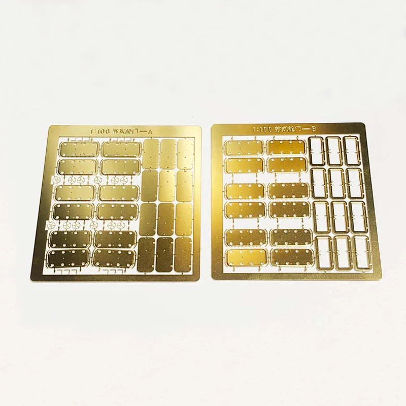 

1Set 1:100 Model Hatch Door Etching Sheet 16x8mm Cabin Doors Etched Plate for RC Simulated Boat PE Modification Spare Parts