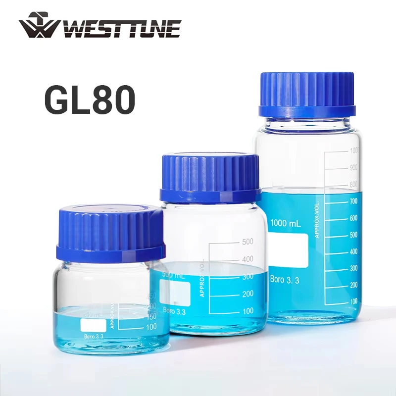 

Бутыль Westtune GL80 стеклянная градуированная