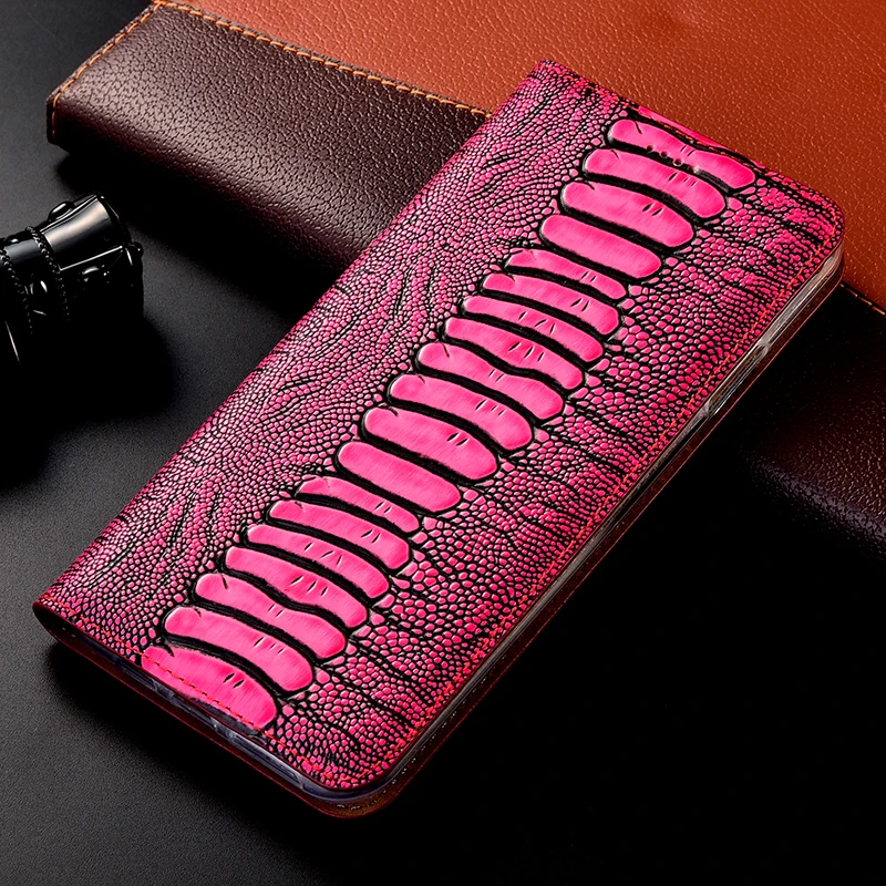 

Ostrich Foot Leather Phone Case For Huawei Honor 7A 7X 7C 7S 8A 8S 8C 8X Max Wallet Flip Cases Magnetic Cover