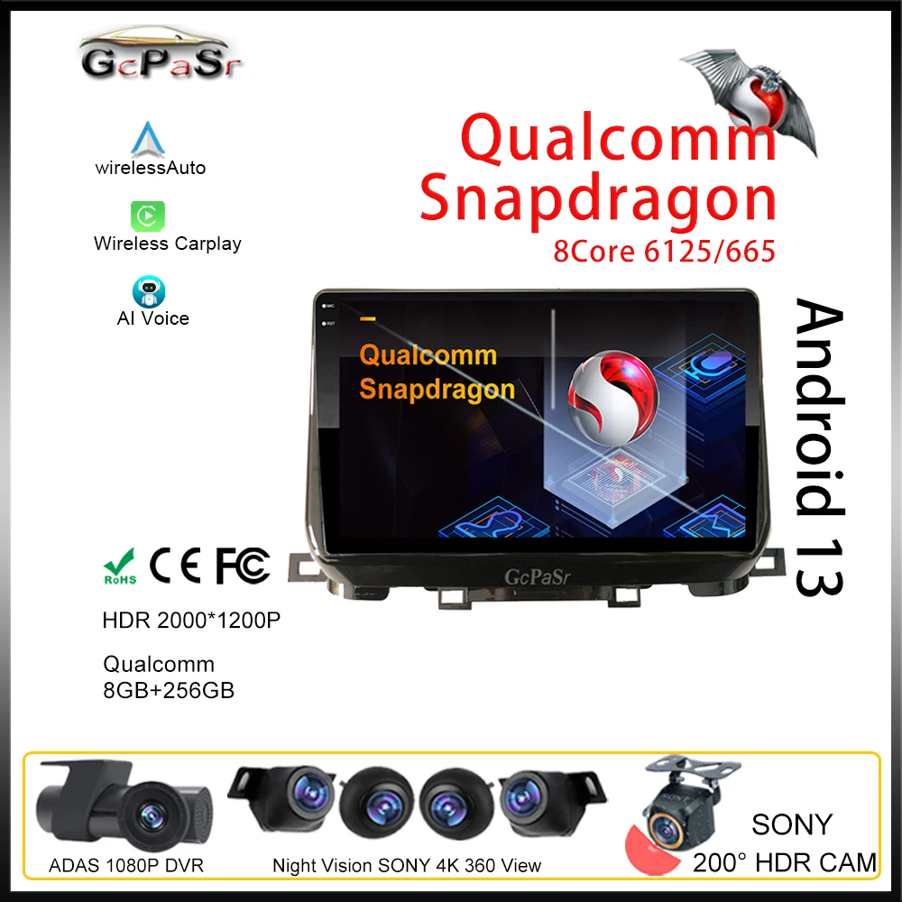 

Автомобильный радиоприемник Qualcomm для KIA Sportage 2018, Android, QLED, Wi-Fi, проектор ЦП, стереопроигрыватель, Авторадио, GPS, видеонаблюдение, разъем 2Din, DVD