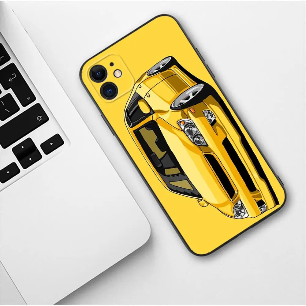 Japan JDM Nissan Sports Car Phone Case For Apple IPhone 13 12 11 14 Pro Max Mini SE XR X XS  Max 6 6S 8 7 plus TPU Fashion Cover