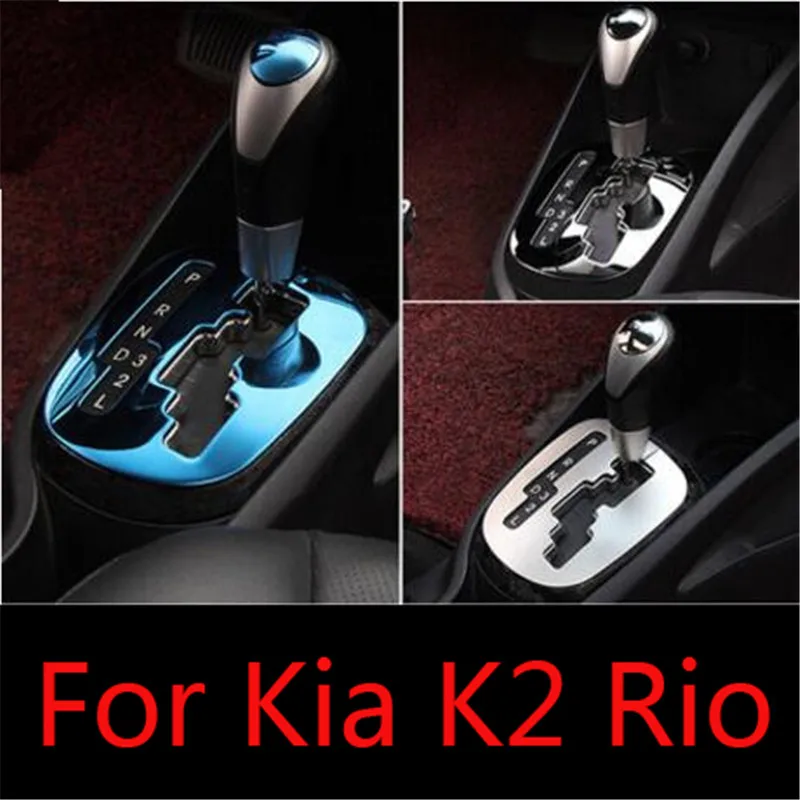 

For Kia K2 Rio 2011-2016 Car-Styling Dashboard Outlet Widow Lift Door Handle Gear Shifter Decoration Sticker Auto Accessories