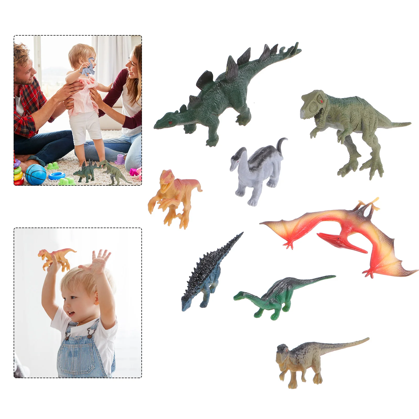 

8Pcs Model Toys Educational Lovely Animals Toys Gifts for Kids