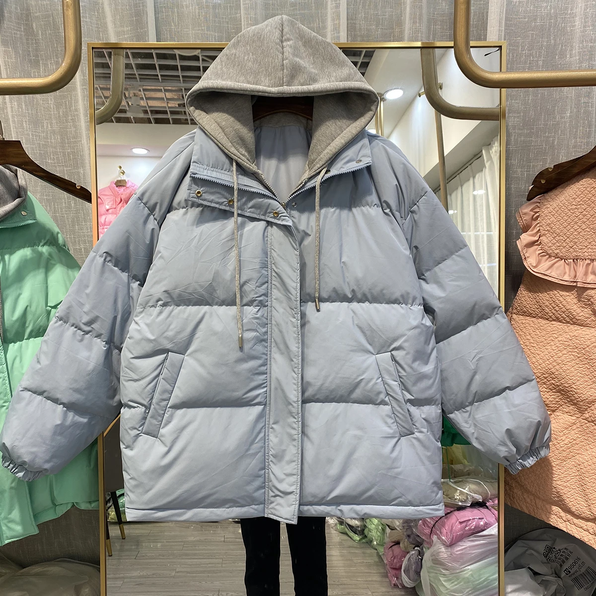 New Women Down Jacket Casual Style Autumn Winter Coats And Parkas Female Outwear