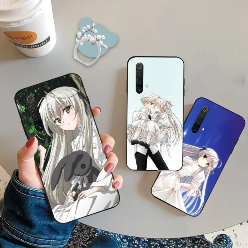 

Мягкий черный чехол для телефона Yosuga No Sora чехол для телефона для Realme GT 2 9i 8i 7i Pro X50 X2 C35 C21 C20 C11 C3