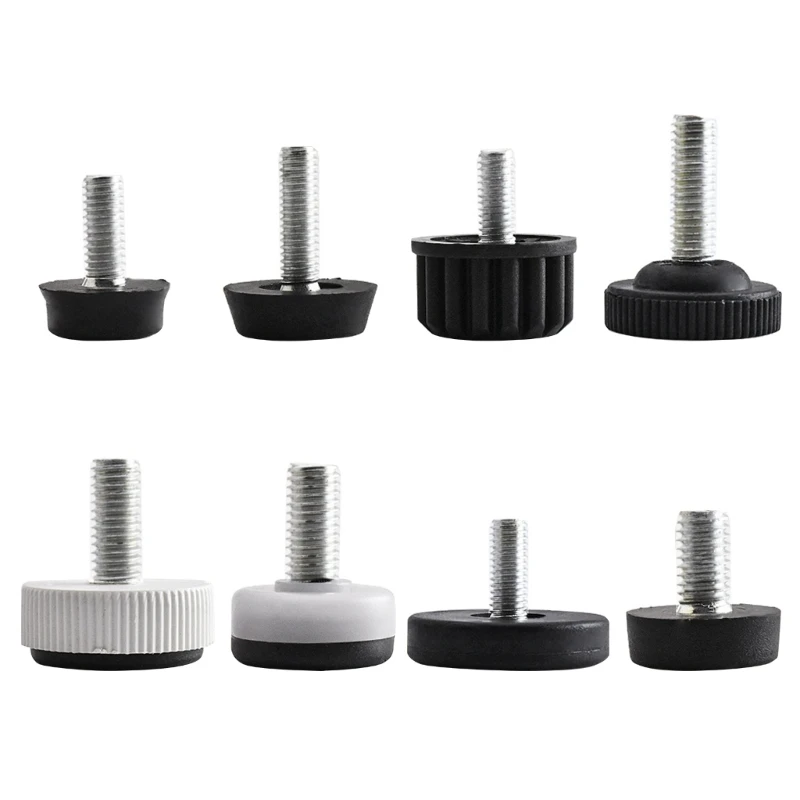 

10Pcs Height Adjustable Leveling Chair Leg Feet Furniture Mat Screw-in Base