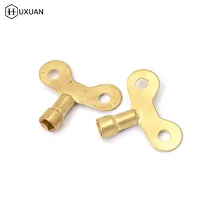 Высокое качество 2 шт 6*6 мм отверстие золотой тон металлический водопроводный клапан Ручка переключатель кран ключ