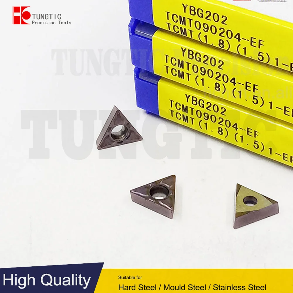 

TCMT090204-EF Turning Inserts Carbide Cutter For CNC TCMT 090204-EF