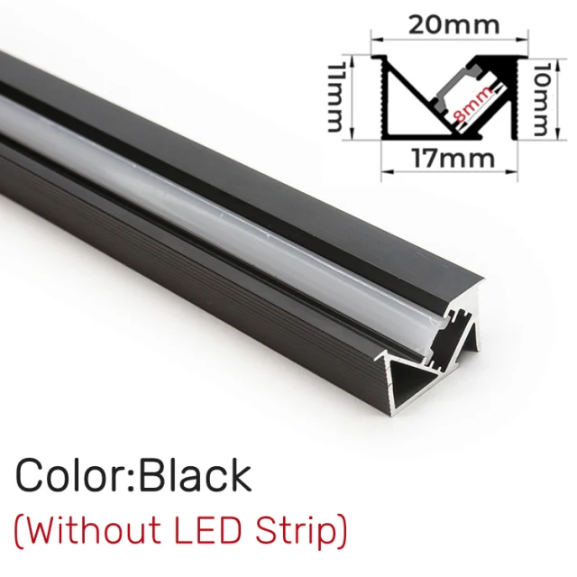 

Алюминиевый встраиваемый светодиодный профиль ksdligh