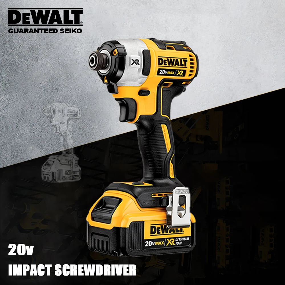 Dewalt Cordless Impact Screwdriver Rechargeable Brushless DCF887 20v 205Nm 3250rpm 3800ipm 3 Work Mode Universal 18v Battery