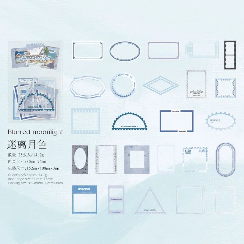 

Набор из 25 стикеров Alideco для скрапбукинга