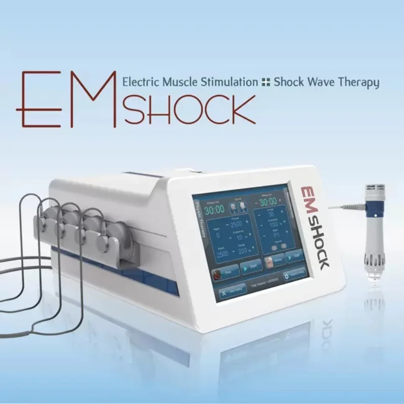 

Latest Emshock Electromagnetic Shockwave Portable Shock Wave Therapy Machine For Better Physiotherapy With Ems And