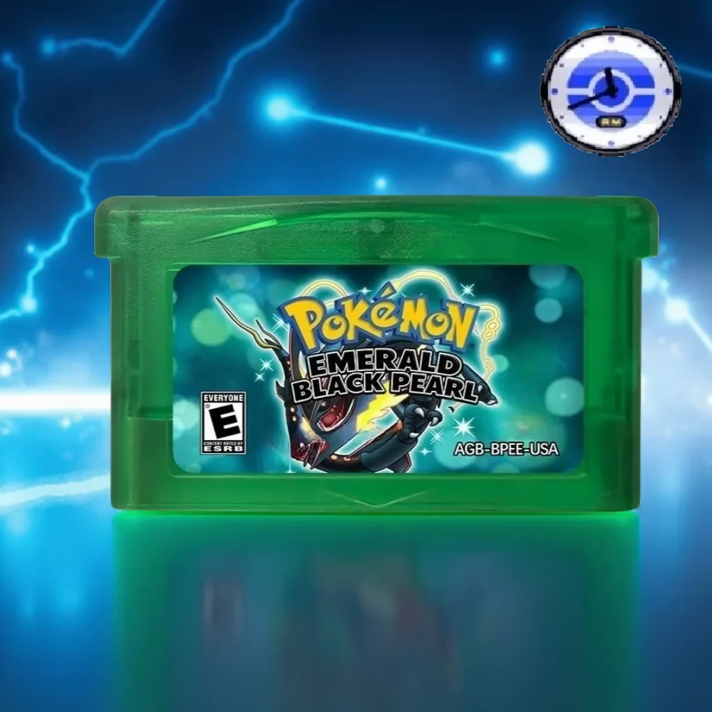 Фото Игровой картридж GBA RTC на английском языке, Pokemon Roaring Red, Black Pearl, Emerald, Ashes Journey, флеш-картридж GBA, модифицированный ROM. №4