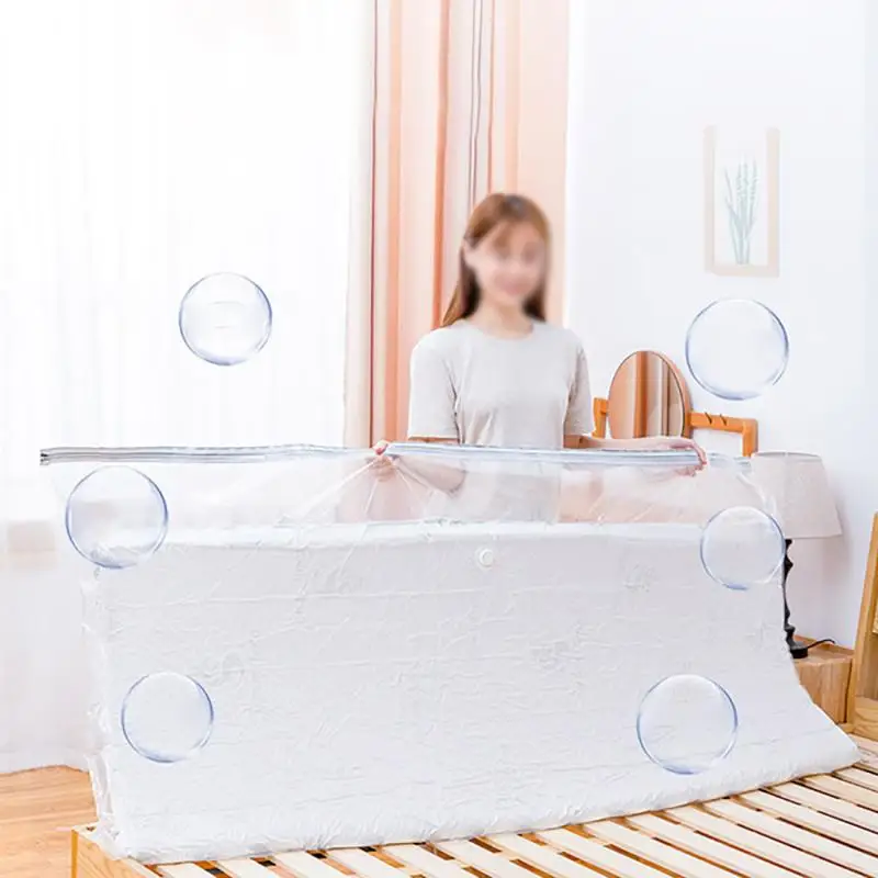 Большой вакуумный мешок для матраса складной упаковочный из латекса и губки