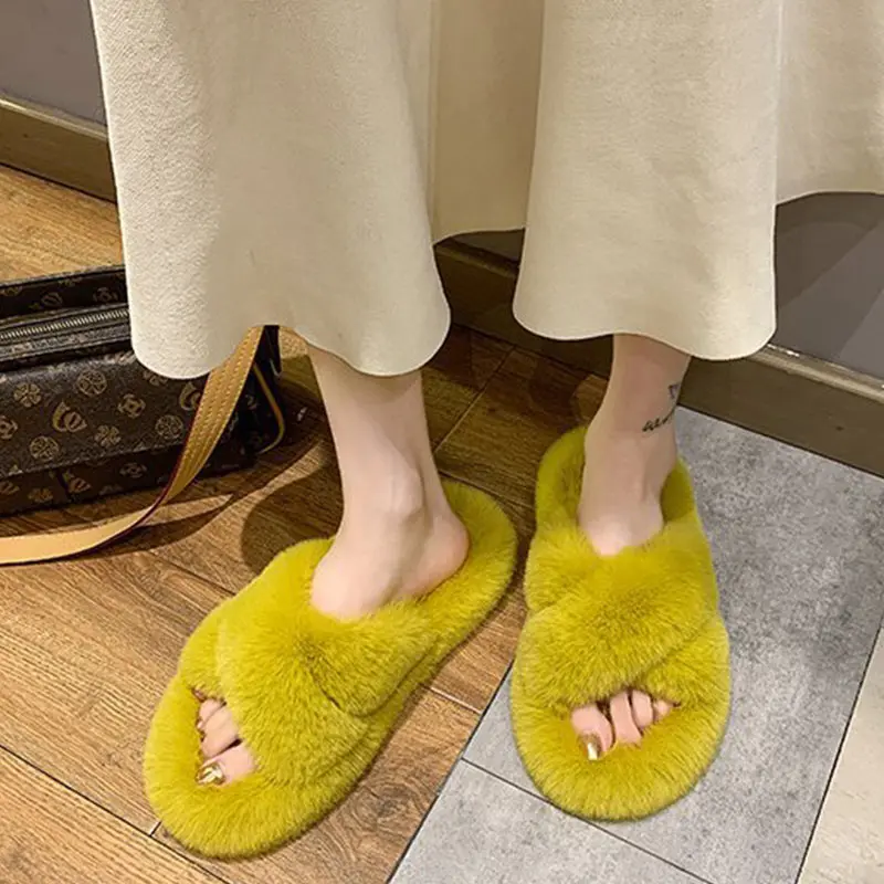 

Шерстяные тапочки, женская обувь, теплые домашние тапочки для женщин