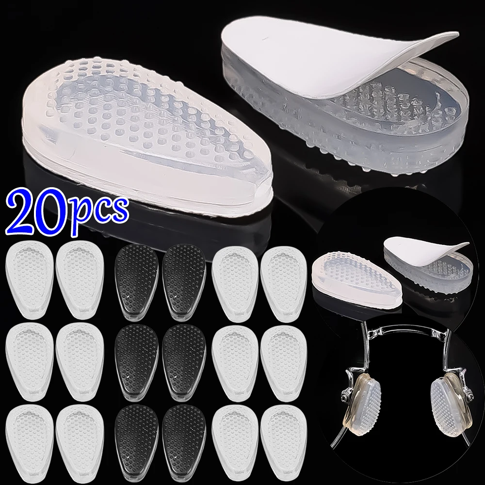 2/20 шт. силиконовые накладки на нос для очков