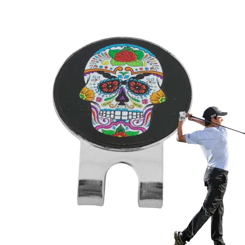 

Magnetic Golf Marker Golf Ball Magnetic Halloween Badge Strong Magnet Golf Supplies For Golf Enthusiasts Novices And