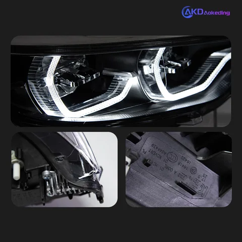 Передняя лампа AKD для BMW F32, 4 серии, фонарь головного света 2013-2019, F36, F80, F33, DRL 425i, 428i, 430i, 435i, сигнальная фара, автомобильные аксессуары