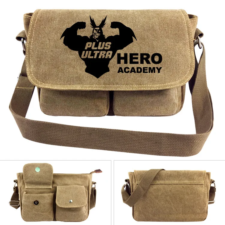 Anime My Hero Academia Printing High Capacity Leisure Shoulder Bag Oxford Cloth Cartoon Messenger Unisex Travel Satchel Gifts