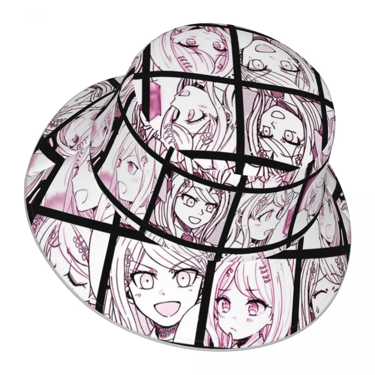 Danganronpa,Kaede Manga reflective Bucket Hat Men Women Bucket Hat Outdoor Sunscreen Beach Hat Sun Hiking Fishing Cap