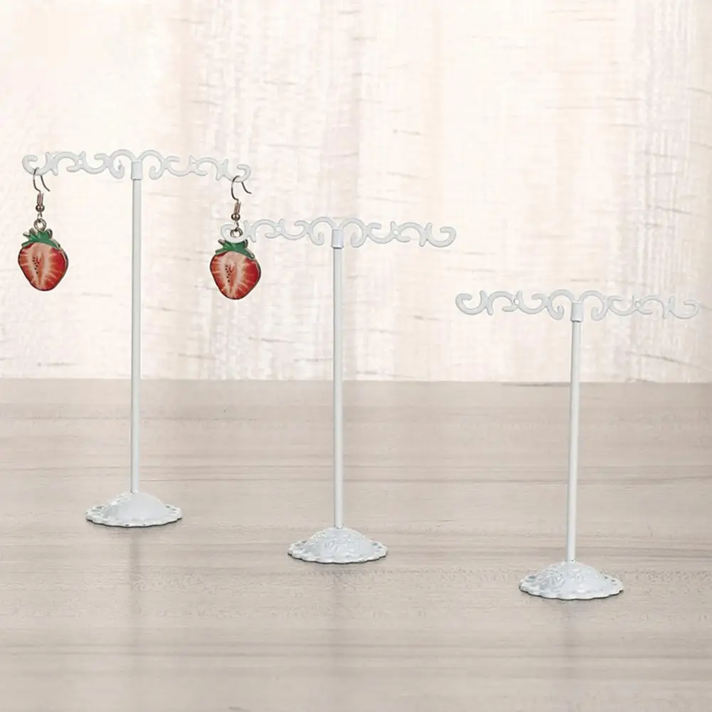 

Waterproof 1 Set Durable Collection Organizer Jewelry Display Rack Good Load Capacity Earring Hanger Multi-hooks for Home