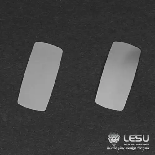 

1Pair Metal Rearview Mirror Lens For LESU 1/15 Loader RC Truck DIY Model Car Outdoor Toys TH05797