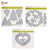 2022 new wreath of leaves metal cutting dies for scrapbooking craft stencil diy album template decorative crafts