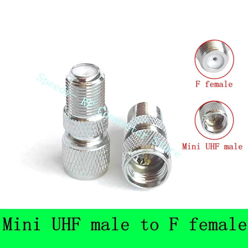 2 шт./лот мини-переходник УВЧ в F Женский к Мини SL16 UHF PL259 штекер RF коаксиальный