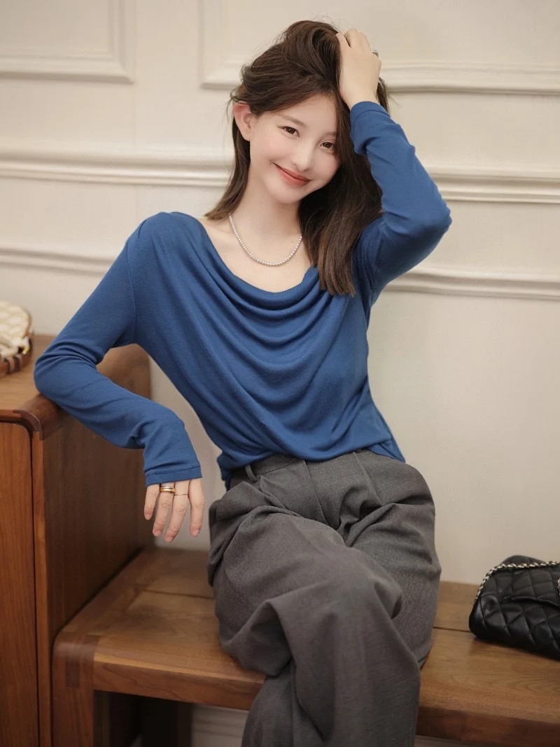 Knitwear 2023 Early Autumn New Long-Sleeved Top 0822