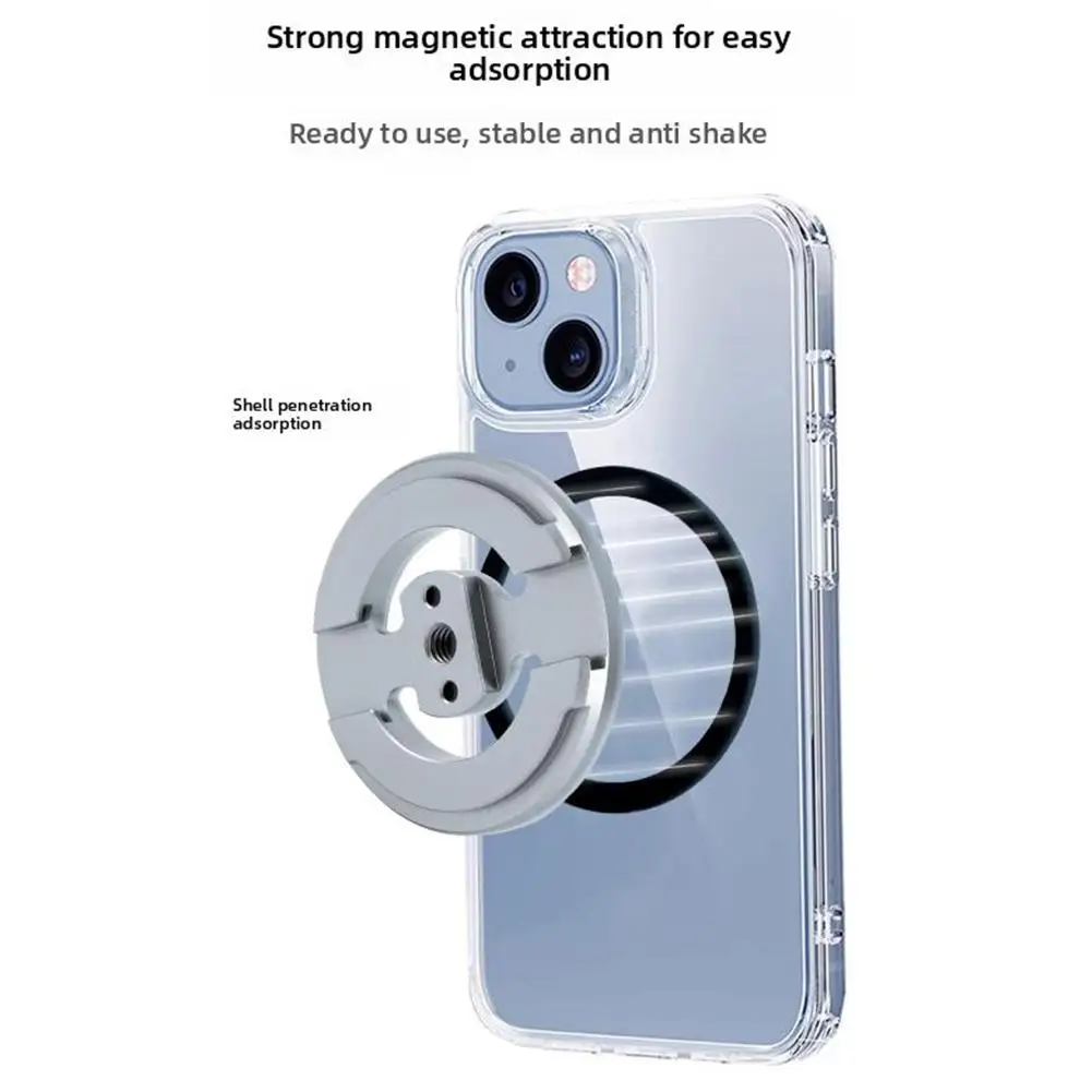 Портативный адаптер магнитного кронштейна для мобильного телефона с винтовым