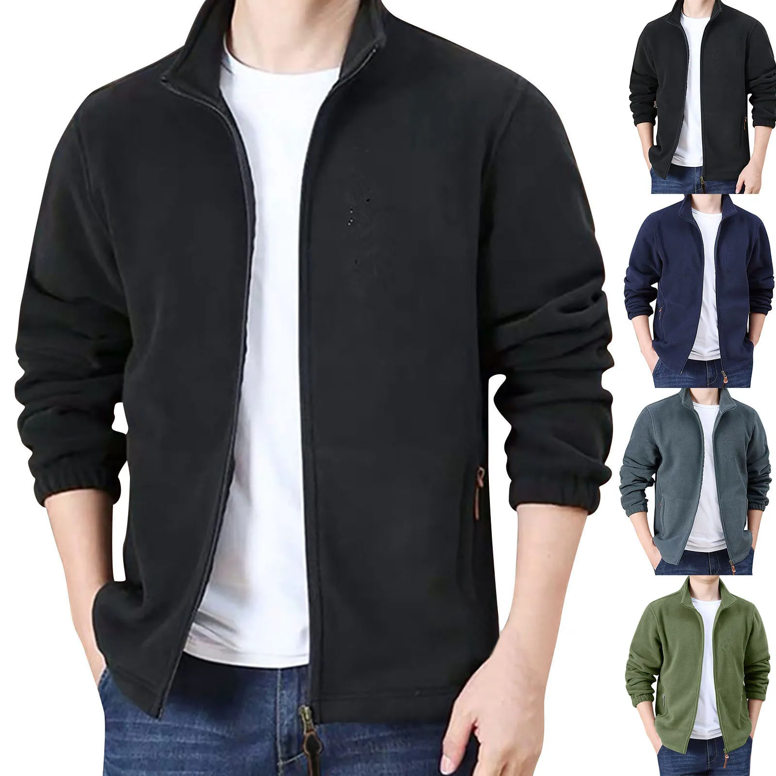 Мужская флисовая куртка