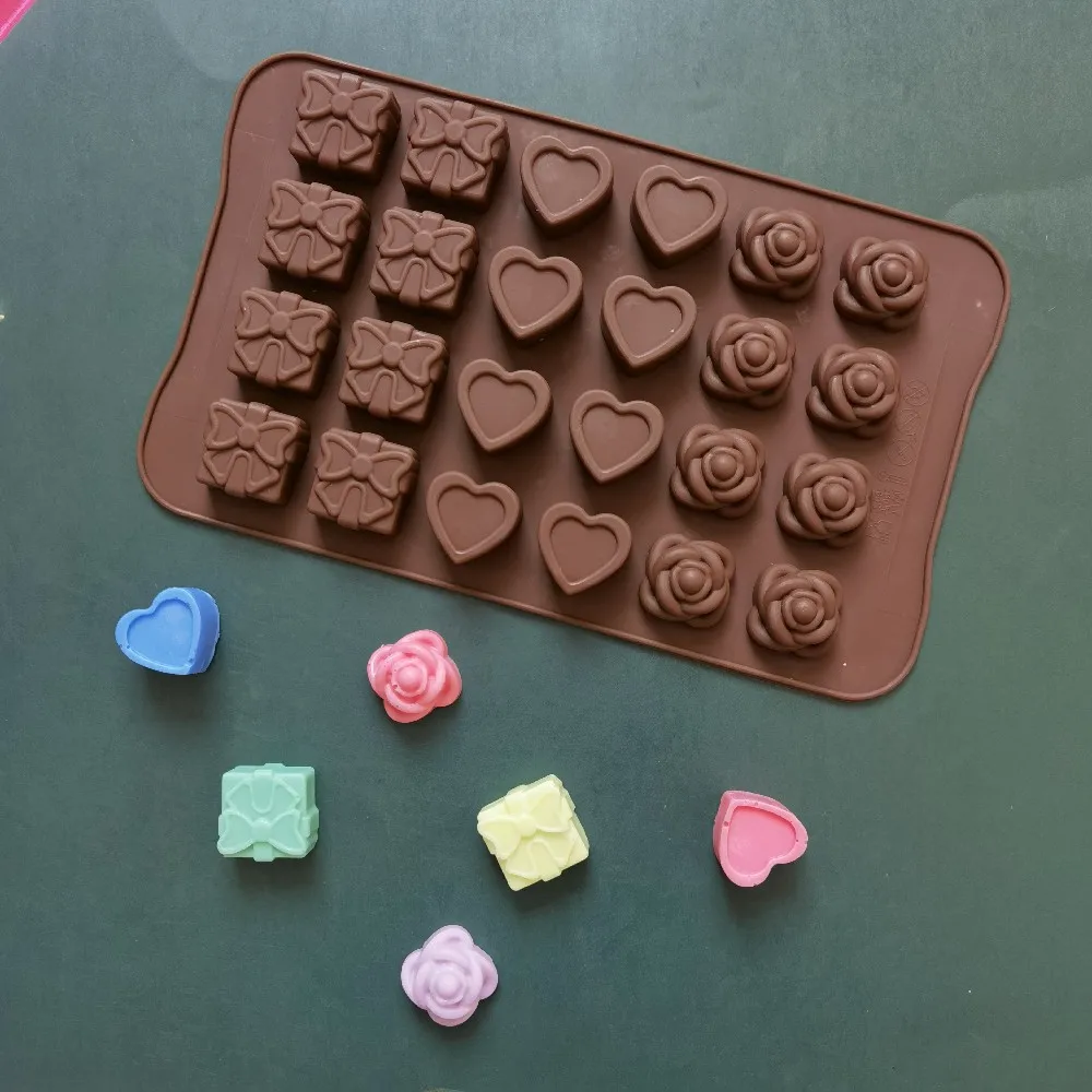 

Силиконовая форма для шоколада, объемная формочка в форме большого цветка, медведя, розы, кексов, сердца, ледяных конфет, форма для выпечки тортов