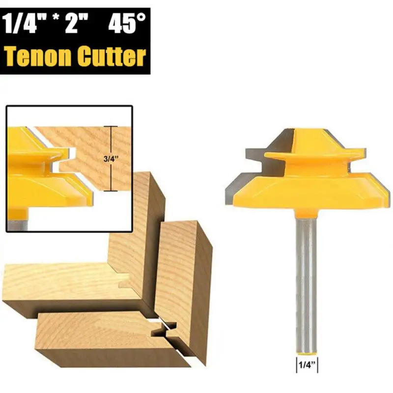 

1pcs Shank High Quality Tongue & Groove Joint Assembly Router Bit Set 3/4" Stock Wood Cutting Tool Milling Cutter
