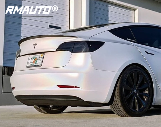 RMAUTO Автомобильный задний спойлер для багажника из углеродного волокна тип